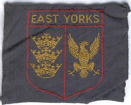 [East Yorks District Badge]