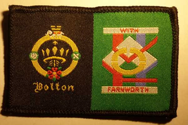 [Bolton with Farnworth @ NSV District Badge]